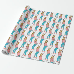 Bunnygirl Geschenkpapier