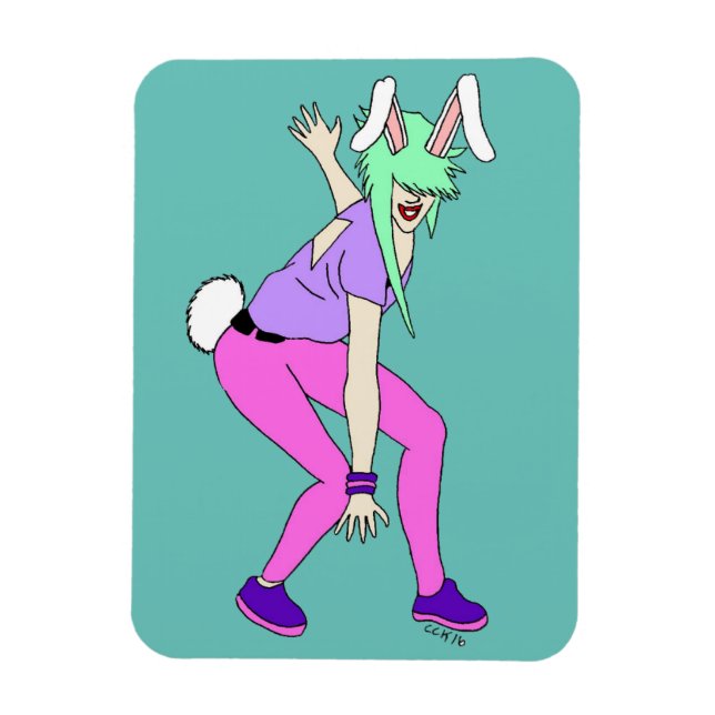 Bunnygirl Magnet (Vertikal)
