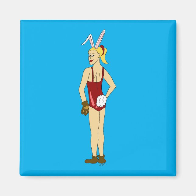 Bunnygirl Magnet (Vorne)