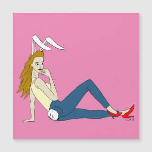 Bunnygirl Magnetkarte