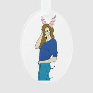 Bunnygirl Ornament