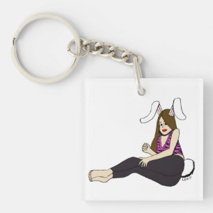 Bunnygirl Schlüsselanhänger