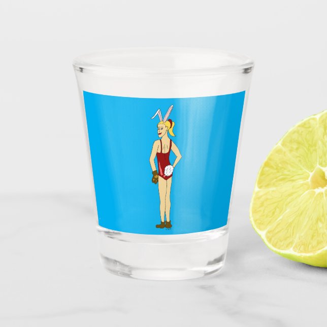 Bunnygirl Schnapsglas (Vorderseite)