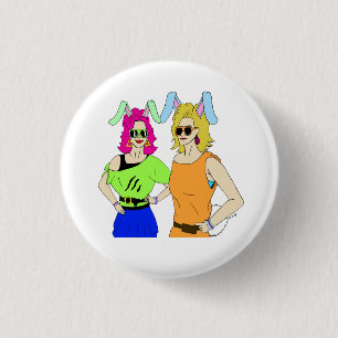 Bunnygirls Button