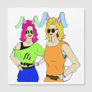 Bunnygirls Magnetkarte