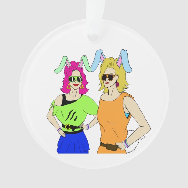 Bunnygirls Ornament (Vorderseite)