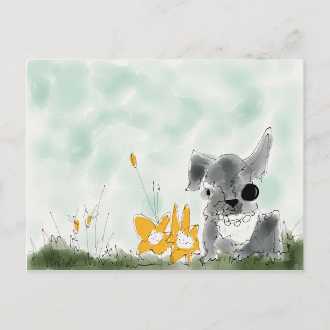 Bunnykins Postkarte (Vorderseite)