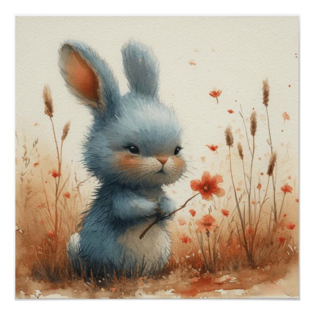 Bunnylicious: Ein bisschen Whimsy Bunny Poster (Vorderseite)
