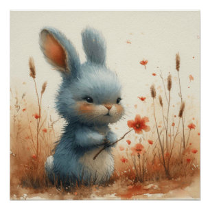 Bunnylicious: Ein bisschen wunderlich Hase Poster