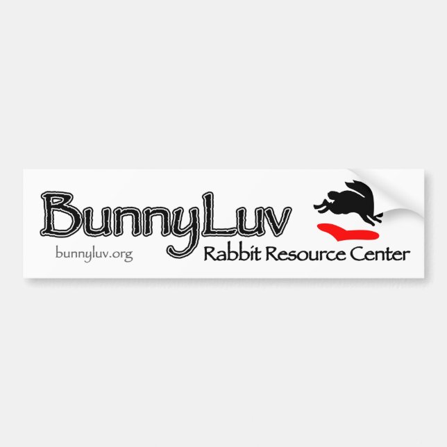 BunnyLuv Autoaufkleber (Vorne)