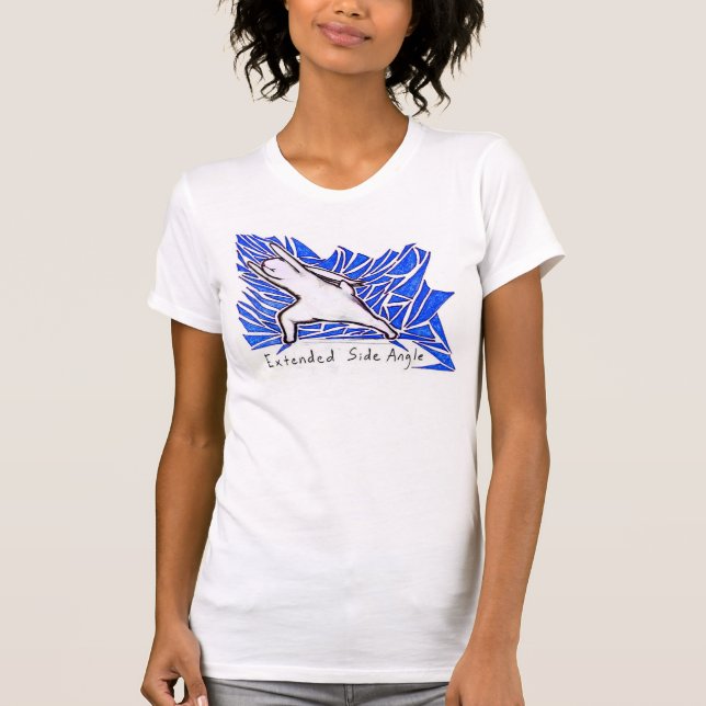 Bunnyoga - Seitenwinkel T-Shirt (Vorderseite)