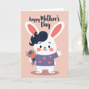 Bunnys Frohe Muttertagskarte Karte