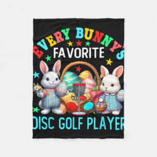 Bunny's Lieblings-Disc-Golf-Spieler Osterhasen E Fleecedecke