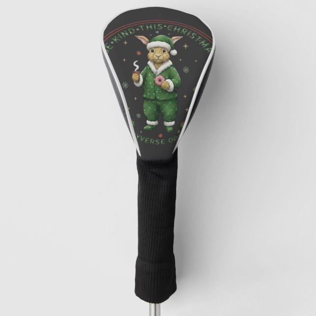 Bunnyverse christmas golf headcover (Vorderseite)