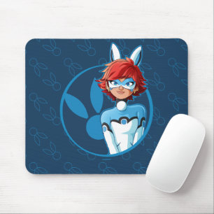 Bunnyx Blue Abzeichen Mousepad