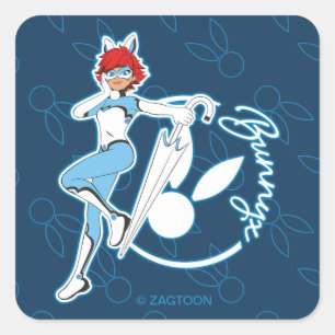 Bunnyx Graphic Quadratischer Aufkleber