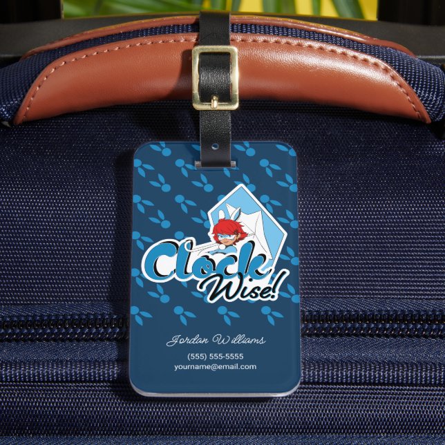 Bunnyx | Uhrweissinn! Gepäckanhänger (Vorderseite Insitu 2)