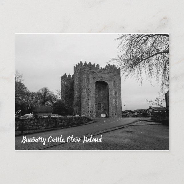 Bunratty Castle, Clare, Irland Postkarte (Vorderseite)