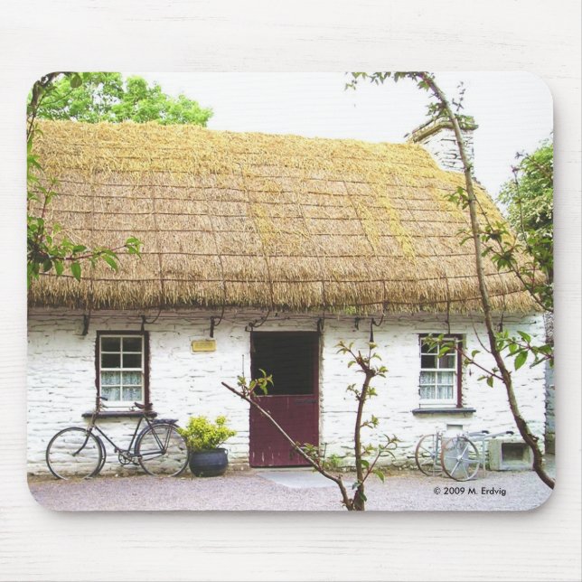 Bunratty Irland Hütte Mousepad (Vorne)