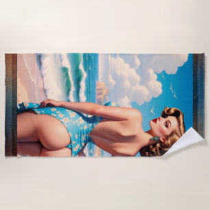 Buns brauchen Sun zu AI Concept Art von Xzendor7 Strandtuch