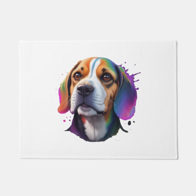 bunt beageln fußmatte (Vorderseite)