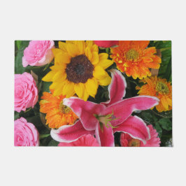 bunt+ Blume, Garten+ gnome, calla+ l Fußmatte