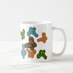 Bunt drehen Sie Reinfall-vektorkunst um Tasse