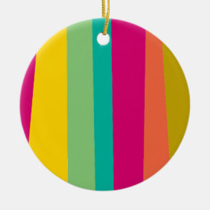 bunt gemustert keramikornament
