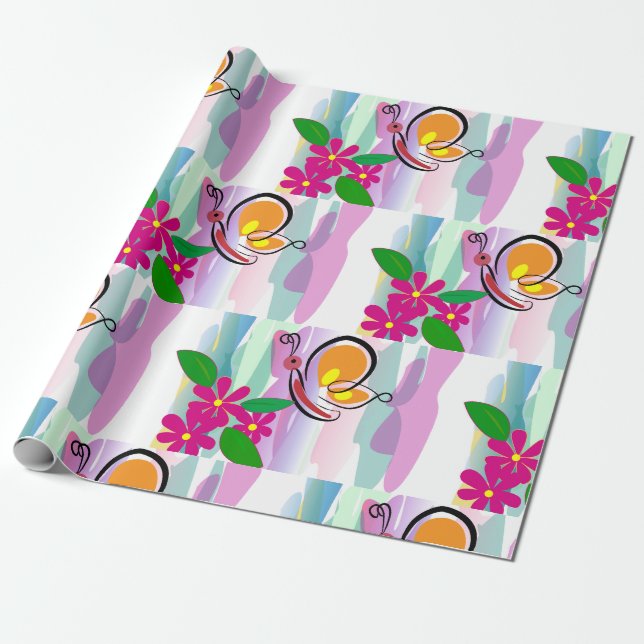 bunt geschenkpapier (Ungerollt)