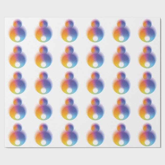 bunt geschenkpapier (Flach)