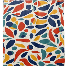 bunt gewagte Formen Duschvorhang