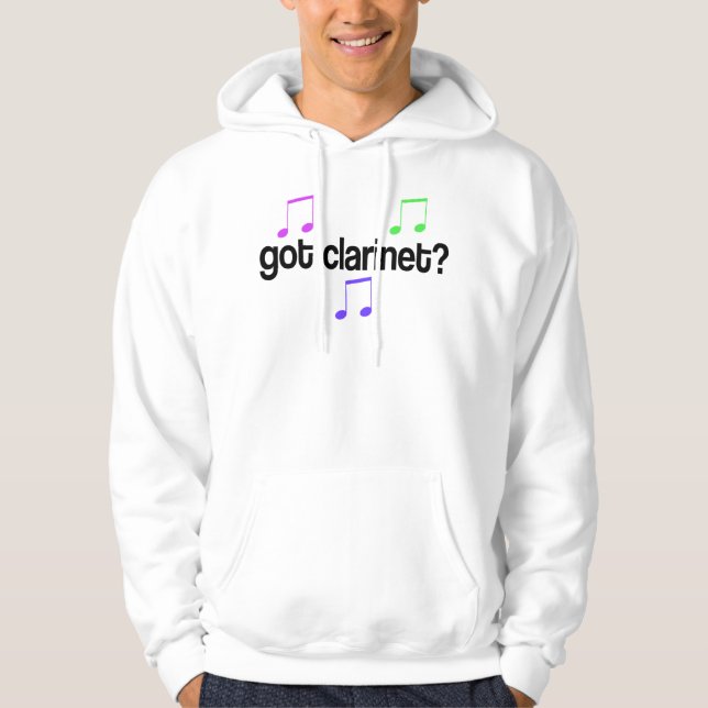 Bunt got ClarinetHoodie Hoodie (Vorderseite)
