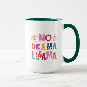 Bunt kein Drama-Lama Tasse