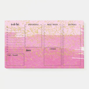 Bunt Liste Posten-it® Anmerkungen tun Post-it Klebezettel