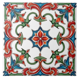 Bunt, Mediterran, Mosaik, Fliese