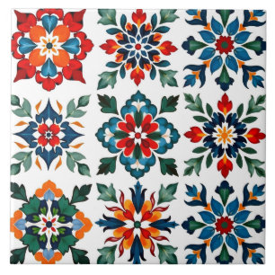 Bunt,Mediterran,Skandinavisch,Folklore,Mosaik, Fliese
