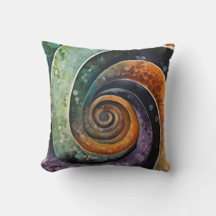 bunt und modern, design mit Spirale Kissen