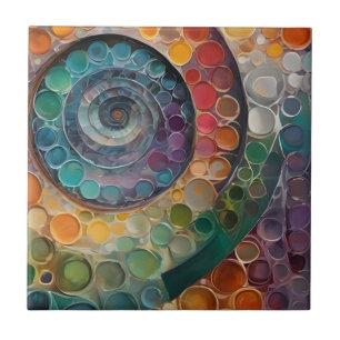 bunt und modern fliese