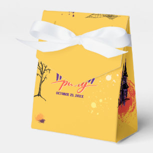 Bunte abstrakte Halloween-Party Geschenkschachtel