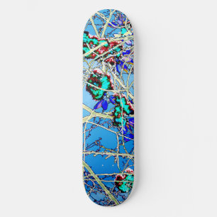 Bunte abstrakte Kunst drucken Skateboard