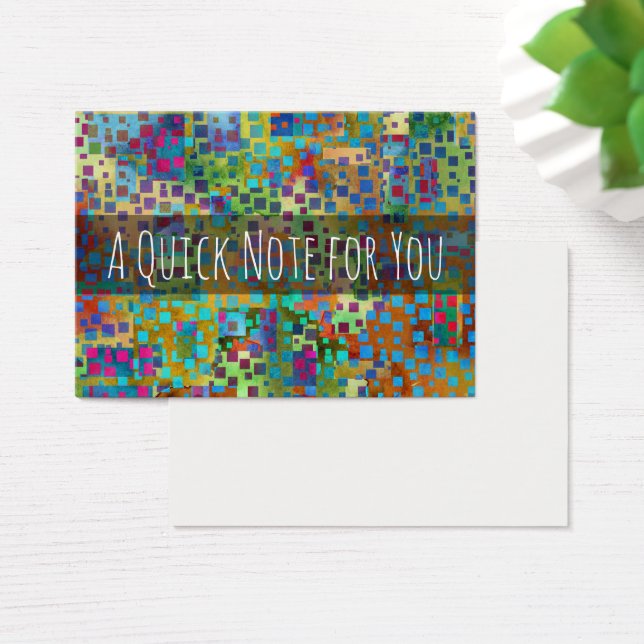 Bunte abstrakte moderne Kunst-Anmerkungen Digital (Schreibtisch)