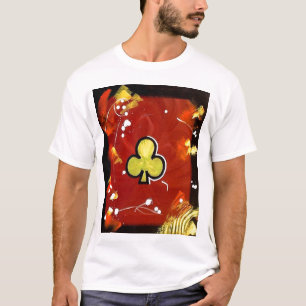 Bunte abstrakte Poker-Kunst-Vereine T-Shirt