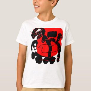 bunte abstrakte Spinne T-Shirt