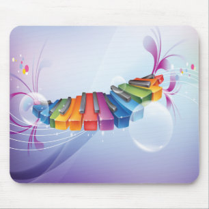 Bunte abstrakte Tastatur Mousepad
