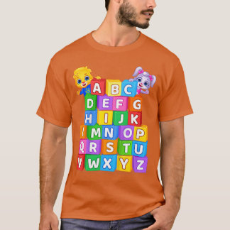 Bunte Alphabet-Buchstaben A bis Z von Lucas Frie T-Shirt