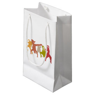Bunte angesagte Hopfentänzer Kleine Geschenktüte
