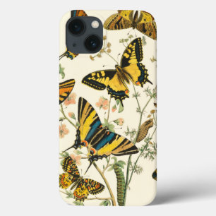 Bunte Ansammlung der Schmetterlinge und der Raupen Case-Mate iPhone Hülle