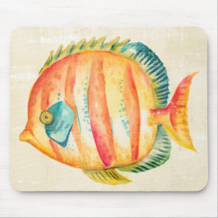 Bunte Aquarium-Fische Mousepad