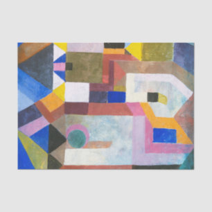 Bunte Architektur von Paul Klee, Abstrakte Kunst Seidenpapier