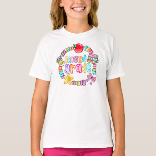 Bunte Armbanduhr aus Süßigkeiten für die zweite Kl T-Shirt